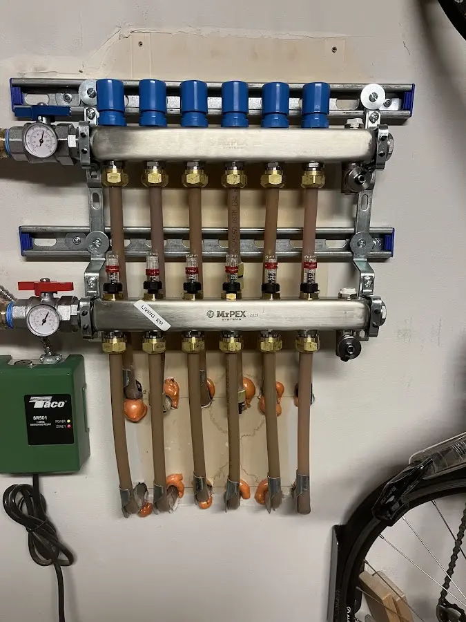 Plumber performing Leak Detection at a residential property in Columbia